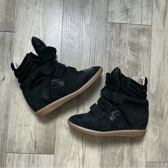 Authentic Isabel marant wedge sneakers in black - Picture 6 of 6